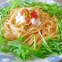 いくらのせ和風おろしパスタ